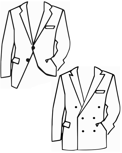 از دکمه تا جیب، همه چیز در مورد مدل کت مردانه 5 single VS double breasted